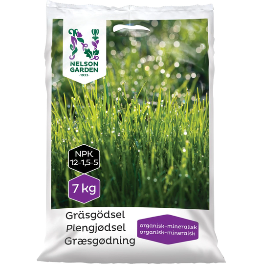 Nelson Garden Gräsgödsel Organisk-Mineralisk 7 kg