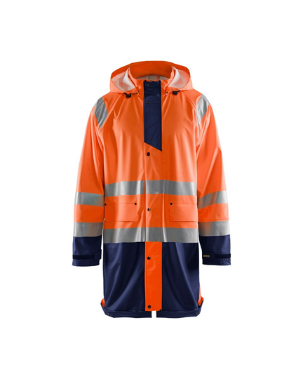 Blåkläder Regnjacka Varsel Level 1 Varselorange/Marinbl