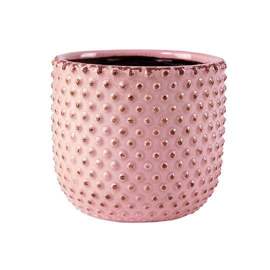 Kruka Bolino 14 cm, ljusrosa