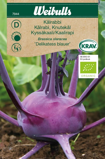 Weibulls Kålrabbi KRAV Delikatess lila