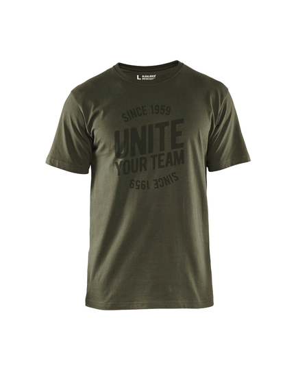 Blåkläder T-Shirt Limited Unite Olivgrön