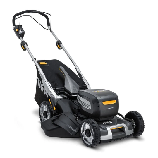 Stiga Gräsklippare Twinclip 950e V exkl. Batteri och Laddare