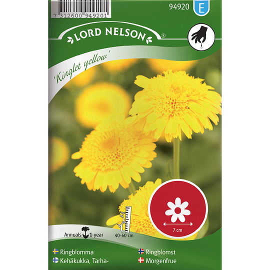 Ringblomma 'Kinglet Yellow'