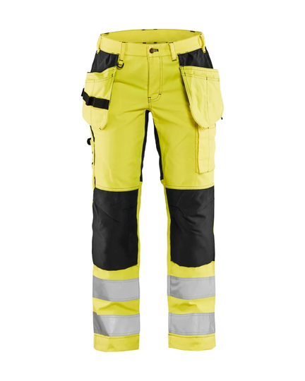 Blåkläder Varselbyxa Med Stretch Dam Varselgul/Svart