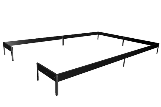 Halls Fundament till Qube+ 812 9,9m² Svart