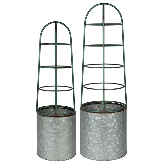 GardenLife Kruka på Stativ Växtstöd 2st