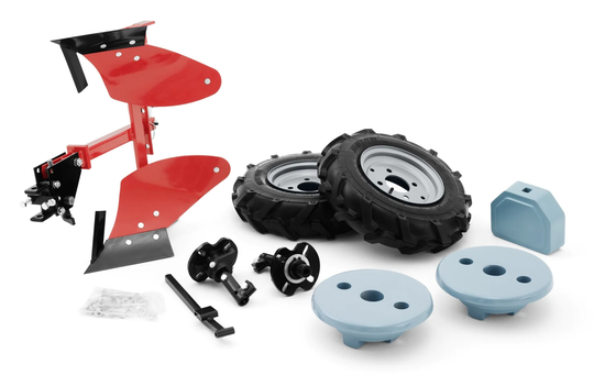 Husqvarna Dubbelt Plog-Kit Med Gummihjul och Vikter