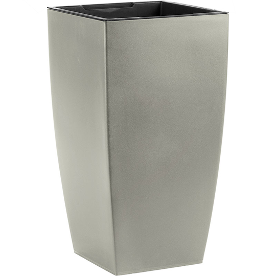 Casa Matt Tall planter, silkesgrå