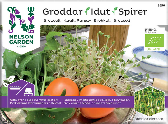 Nelson Garden Groddar Broccoli Organic