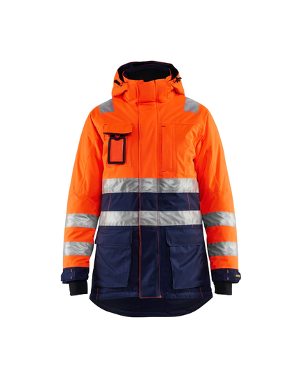 Blåkläder Varselparkas Vinter Dam Varselorange/Marinbl