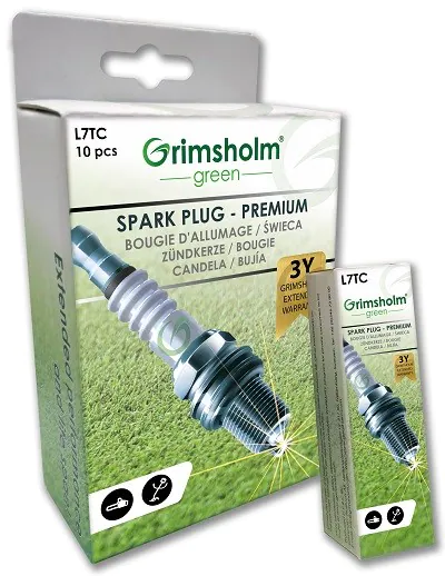 Grimsholm Green Tändstift L7TC (motorsåg/trimmer ej resistor) 10 st