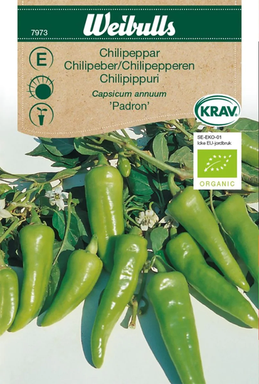 Weibulls Chilipeppar KRAV Padron