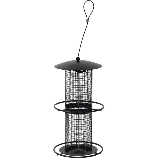 Nelson Garden Fågelmatare Nöt Stylish Svart 35cm