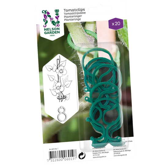 Nelson Garden Plantclips Plast Grön 6cm 20st