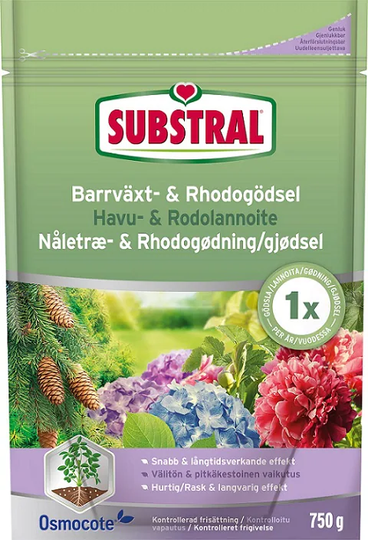 Substral Rhododendron och Barrväxtgödsel 750g