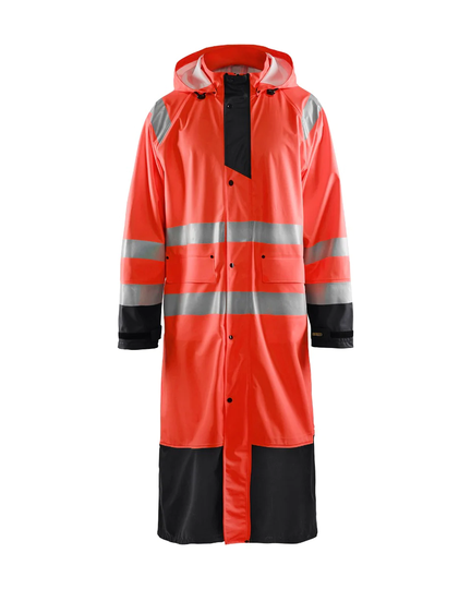 Blåkläder Regnjacka Varsel Level 1 Varselröd/Svart 4325