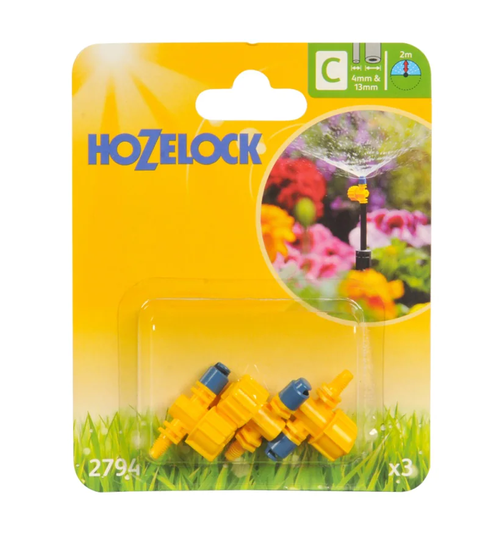 Hozelock Minisprinkler Microjet 180° Justerbar 3-pack