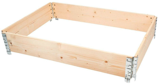 Tammer Brands Pallkrage Trä 120x80 cm