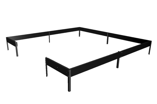 Halls Fundament till Qube+ 88 - 6,6m² Svart