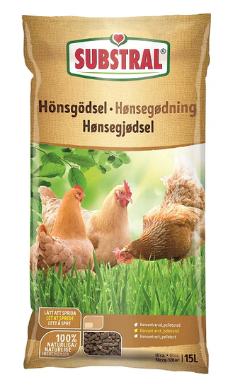 Substral Hönsgödsel 15 L ThinkEco 48st/pal