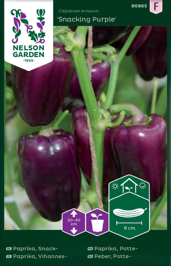 Nelson Garden Snackpaprika Snacking Purple