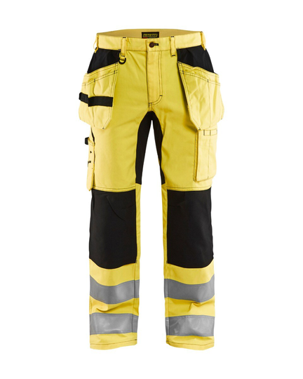 Blåkläder Varselbyxa Med Stretch Varselgul/Svart