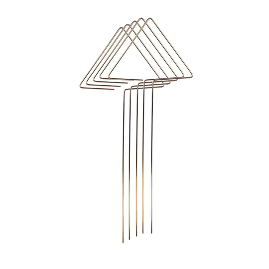 Växtstöd Triangel Infloria 5-pack 40cm Guld