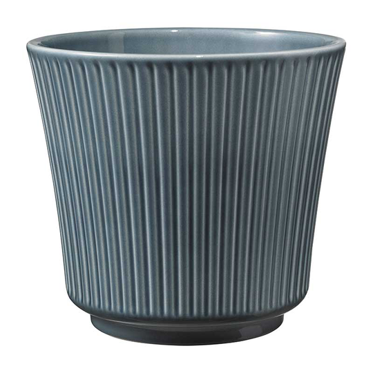 Kruka Delphi 16 cm, blå-grå