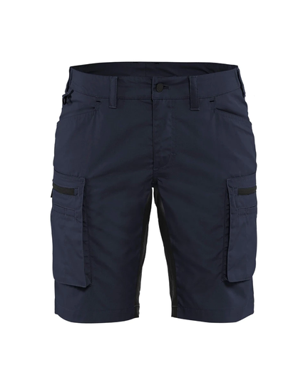 Blåkläder Serviceshorts Med Stretch Dam Mörk Marinblå/Svart