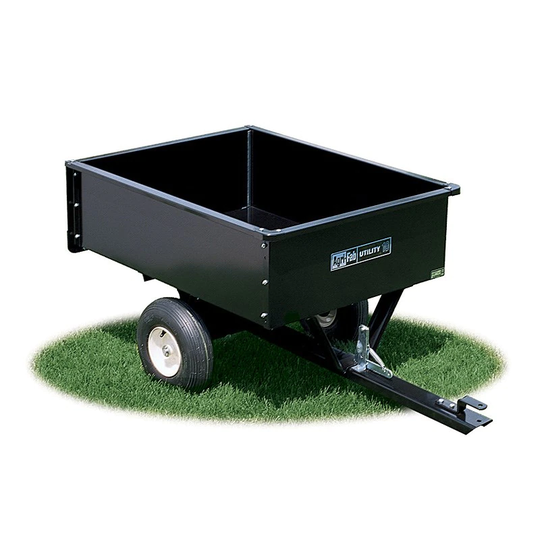 AGRI-FAB Släpkärra Kapacitet 227 kg Plåt