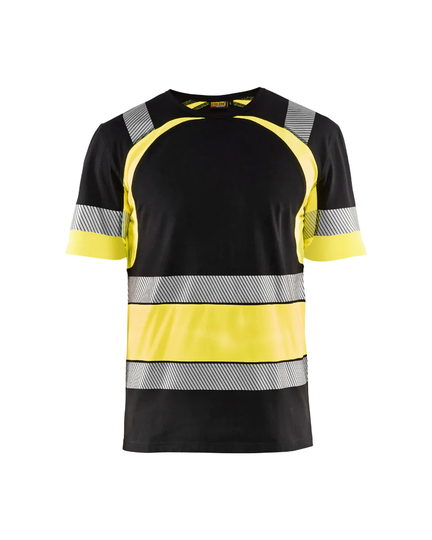 Blåkläder Varsel-T-Shirt Svart/Varselgul