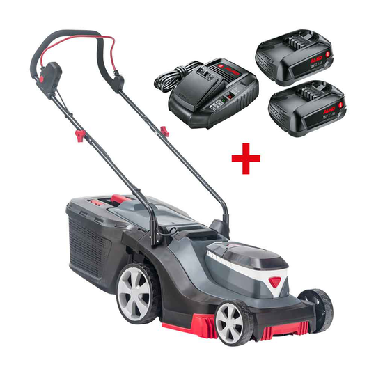 AL-KO Gräsklippare 3.22 Li Easy 18V inkl Laddare och 2 Batterier