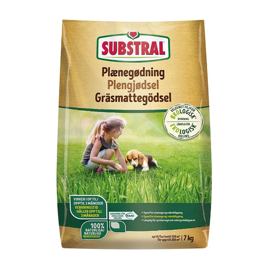 Substral Gräsmattegödsel KRAV