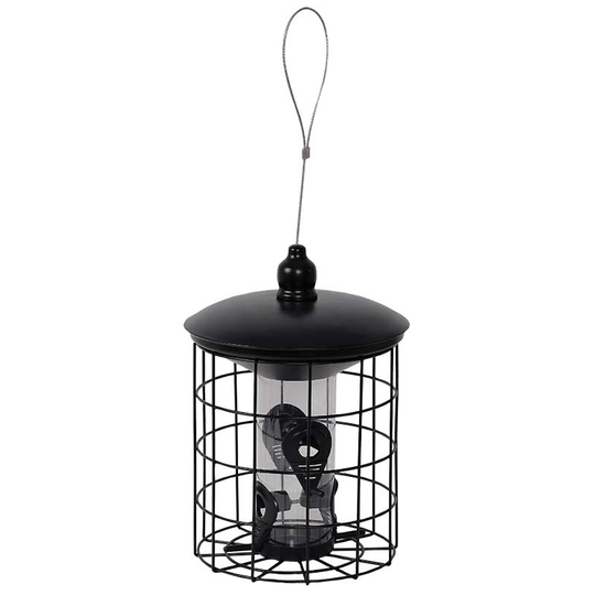 Fågelmatare frö Protect svart 29cm