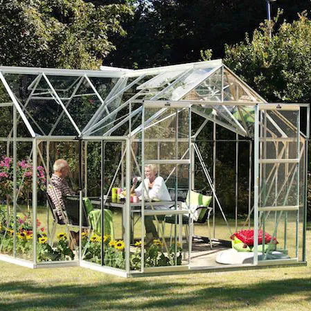 Vitavia Växthus Sirius 13000 Alu Glas m sockel