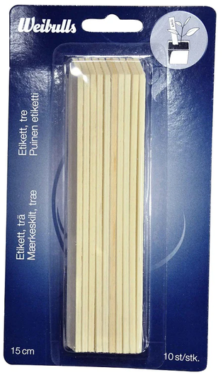Weibulls Etikett 10-Pack Trä