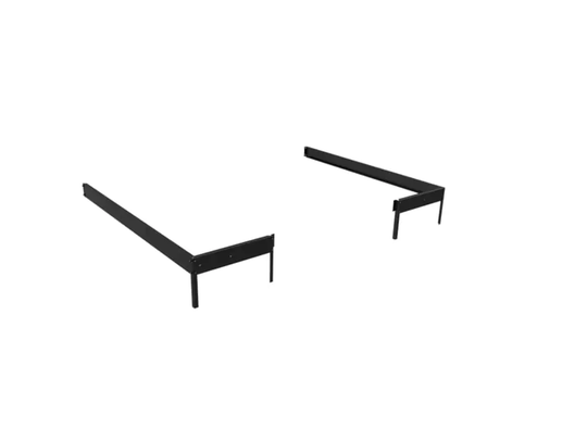 Halls Fundament till Qube Lean-to 68 - 4,7m² Svart