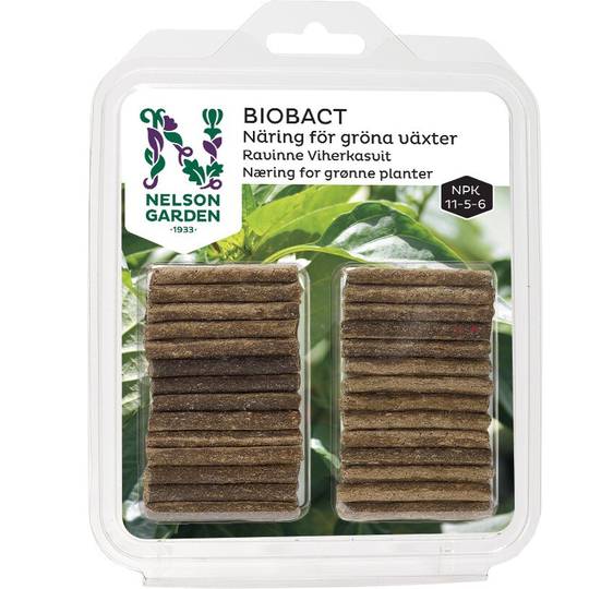 Nelson Garden Biobact Näringspinne 28-Pack Grön