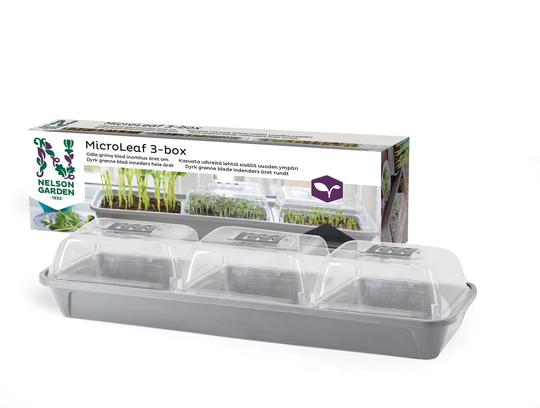 Nelson Garden Minidrivhus Micro Leaf 3-box