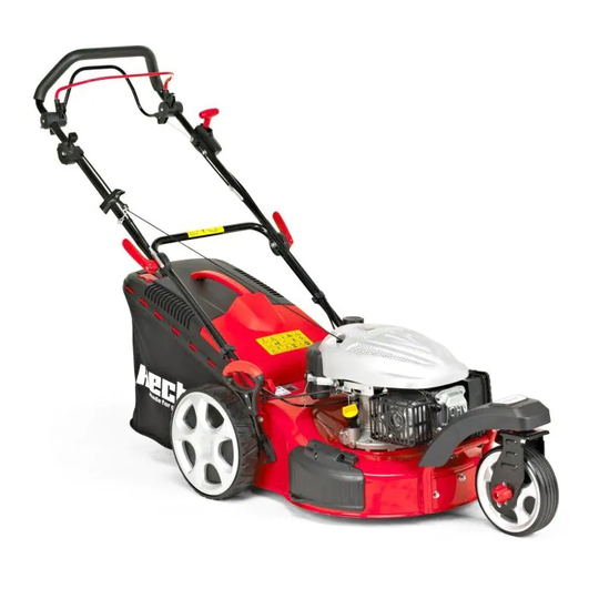 Hecht Trehjulig Bensingräsklippare 46cm Självgående 135cc