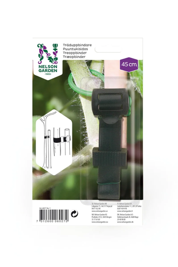 Nelson Garden Träduppbindare Plastspänne Svart 45cm
