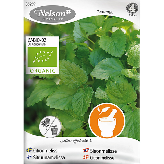 Citronmeliss Lemona, ekologisk