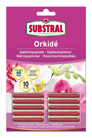 Substral Näringspinnar Orkidé 10p