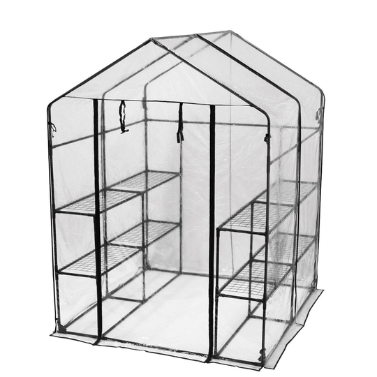 HORTUS Plastväxthus Stort 8 Hyllor