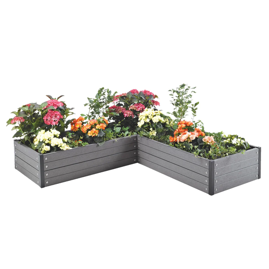 HORTUS Planteringslåda Vinkel Komposit 24X140X140 cm
