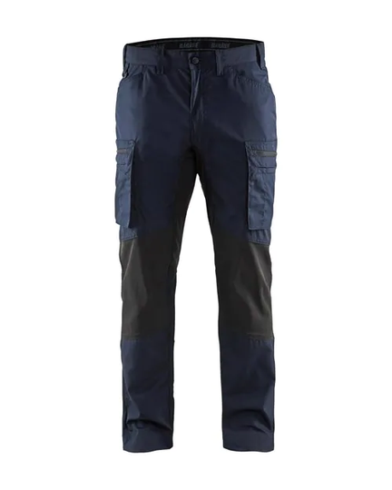Blåkläder Servicebyxa Med Stretch Mörk Marinblå/Svart