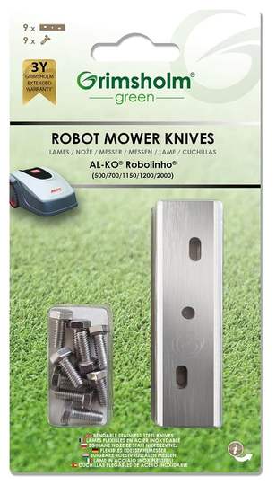 Grimsholm Green Knivar för AL-KO Robolinho (E models) 9 st