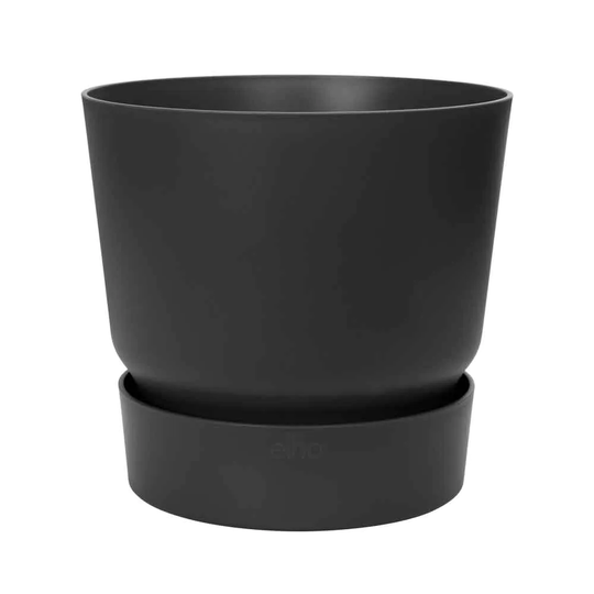 Elho Kruka Greenville Rund 40 cm Svart