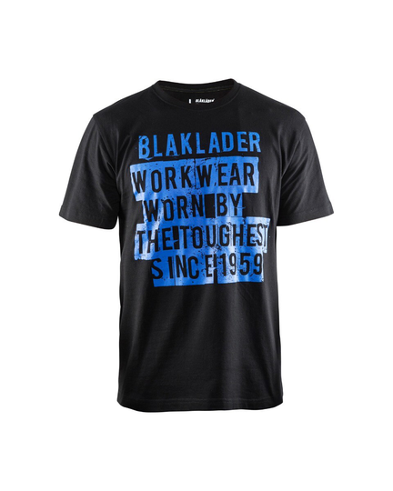 Blåkläder T-Shirt Toughest Since 1959 Limited Svart/Kornblå