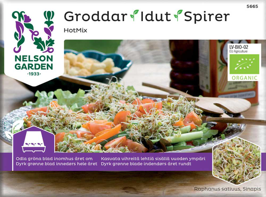 Nelson Garden Groddar Hot Mix Organic